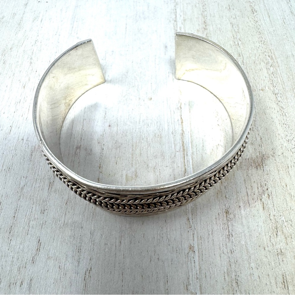 Sterling silver cuff bracelet, 36.2, NWOT - Picture 4 of 13